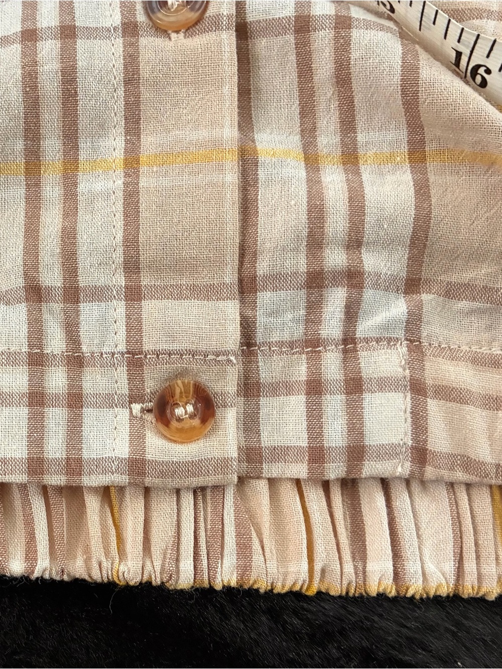 New Talent/Gucci Lightweight Plaid Button up Top/Shirt 2XL - Picture 7 of 8